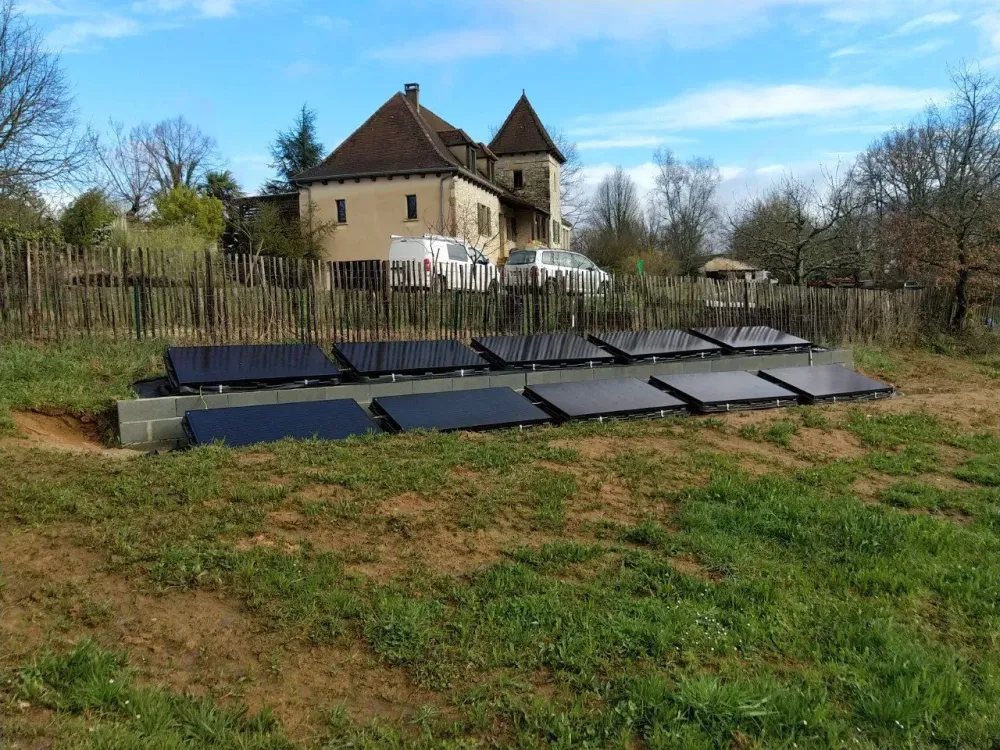 Étude de dimensionnement de centrale solaire à Luzech